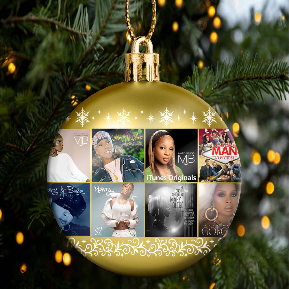 Mary J. Blige Ball Ornament – The Queen of Hip-Hop Soul