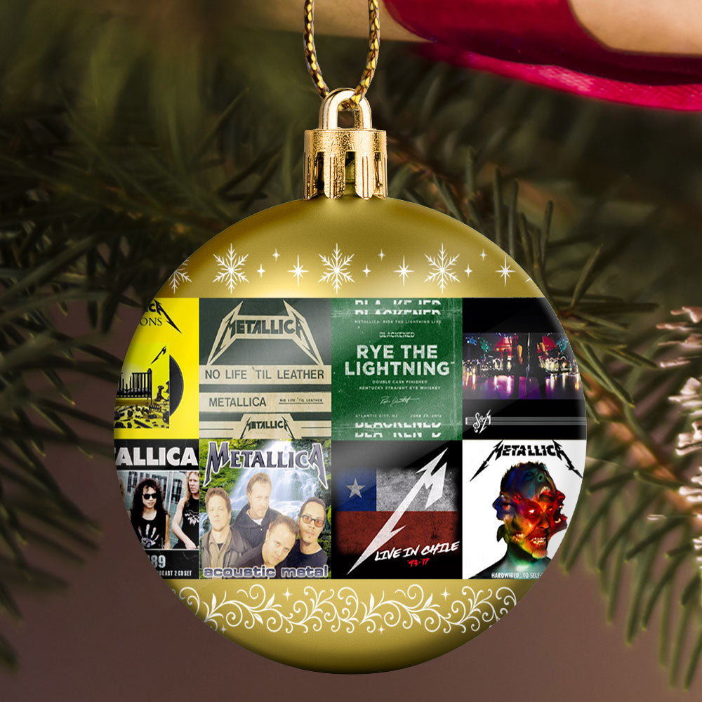 Metallica Ball Ornament – Thrash Legends Meet Holiday Power