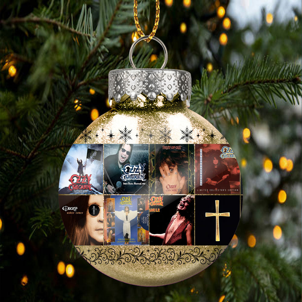 Ozzy Osbourne Ball Ornament – A Heavy Metal Holiday Tribute to the Prince of Darkness