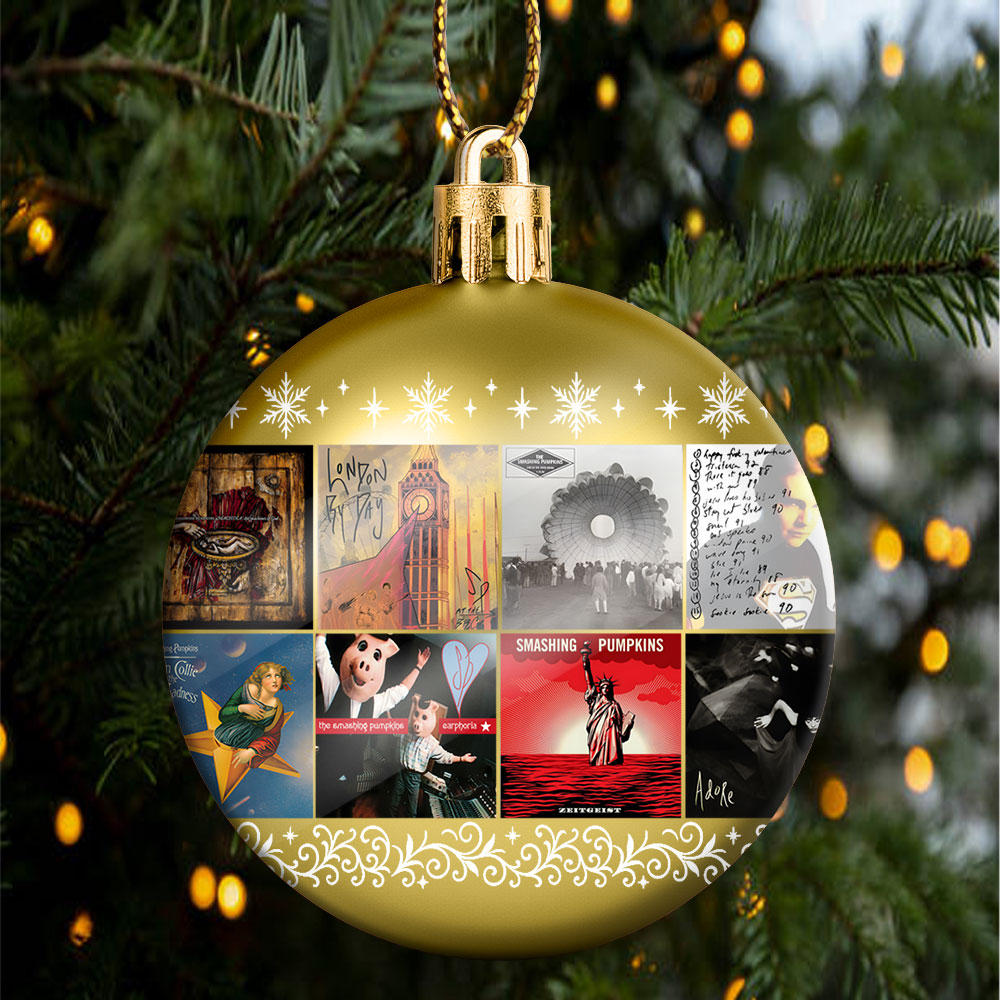 The Smashing Pumpkins Ball Ornament – A Grunge Legacy in Every Glow