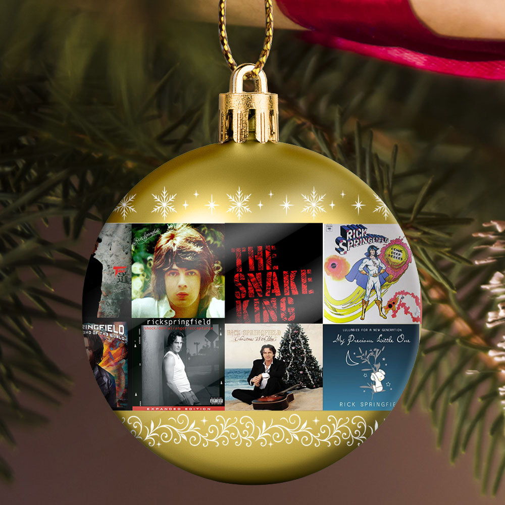 Rick Springfield Ball Ornament – Classic Rock Heartbeat