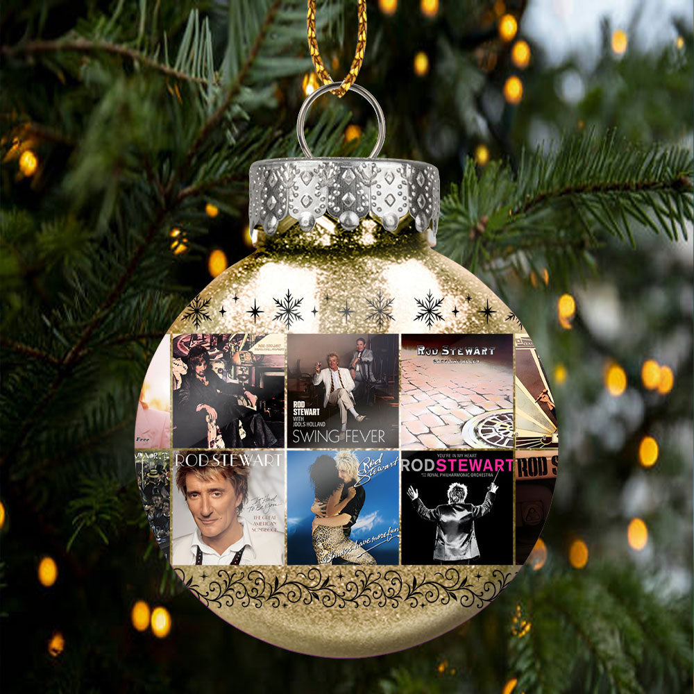 Rod Stewart Ball Ornament – Celebrate the Voice of Rock and Romance