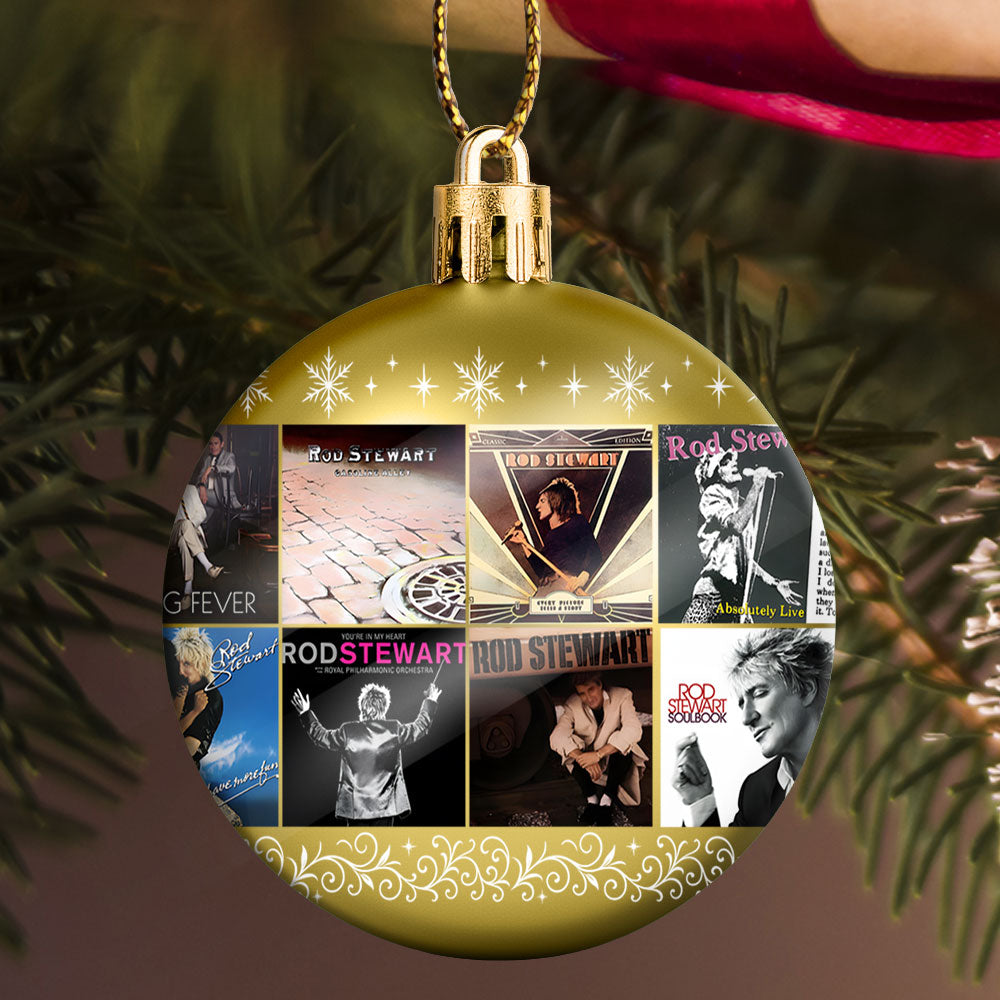 Rod Stewart Ball Ornament – Celebrate the Voice of Rock and Romance