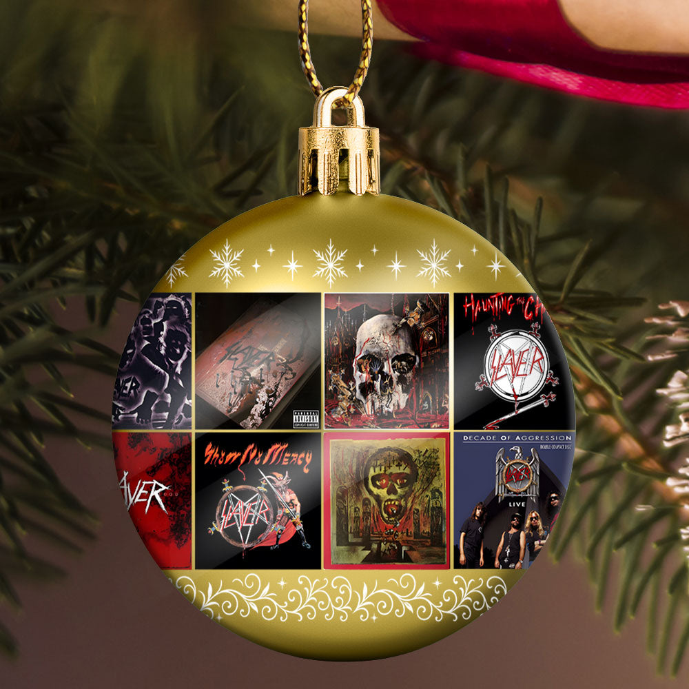 Slayer Ball Ornament – Thrash Metal Meets Holiday Mayhem