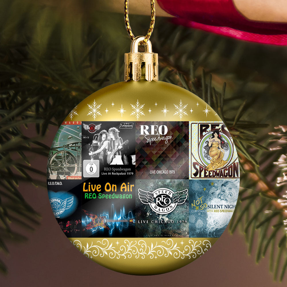 REO Speedwagon Ball Ornament – Rockin’ the Holidays with Timeless Hits