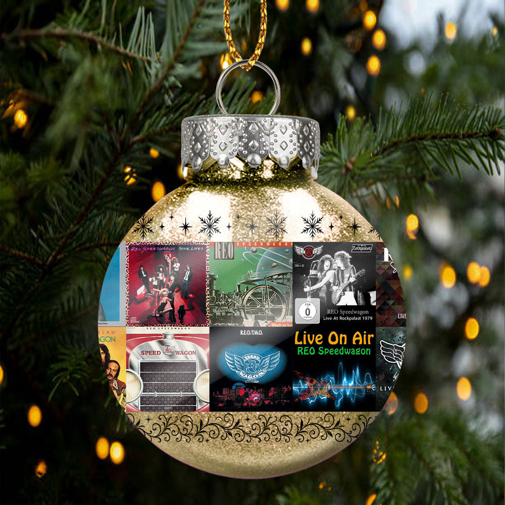 REO Speedwagon Ball Ornament – Rockin’ the Holidays with Timeless Hits