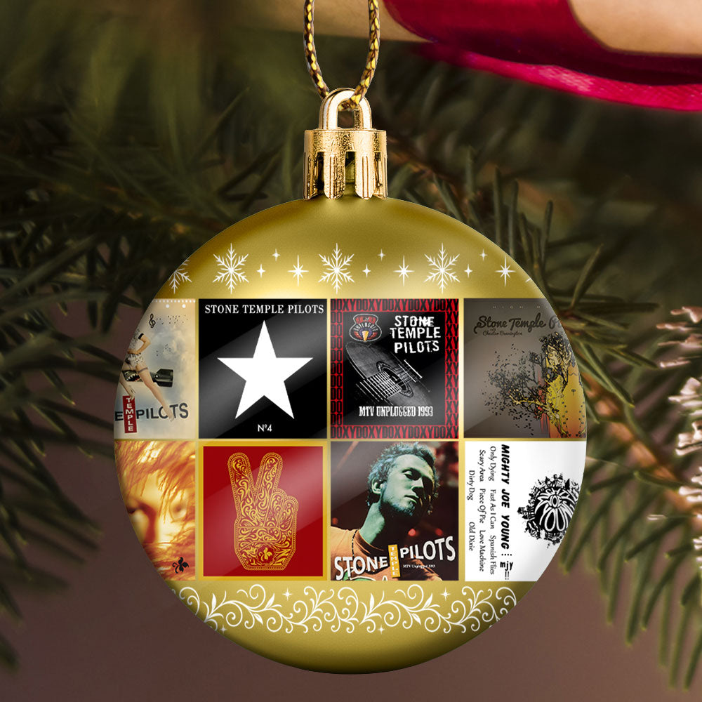 Stone Temple Pilots Ball Ornament – Grunge Legends in Holiday Style