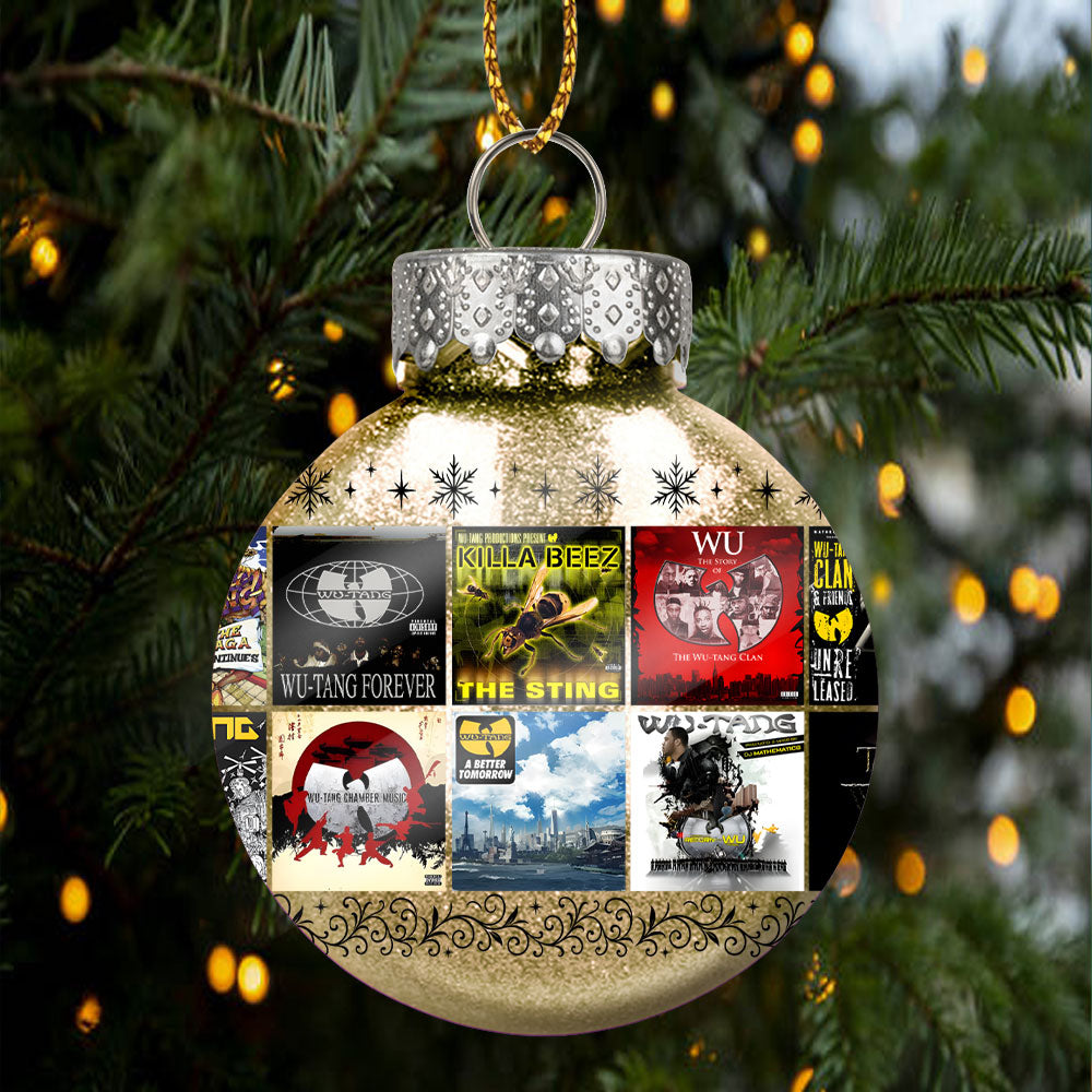 Wu-Tang Clan Ball Ornament – Hip-Hop Legacy Meets Holiday Style