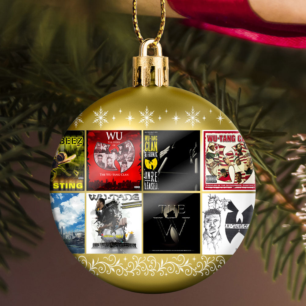 Wu-Tang Clan Ball Ornament – Hip-Hop Legacy Meets Holiday Style