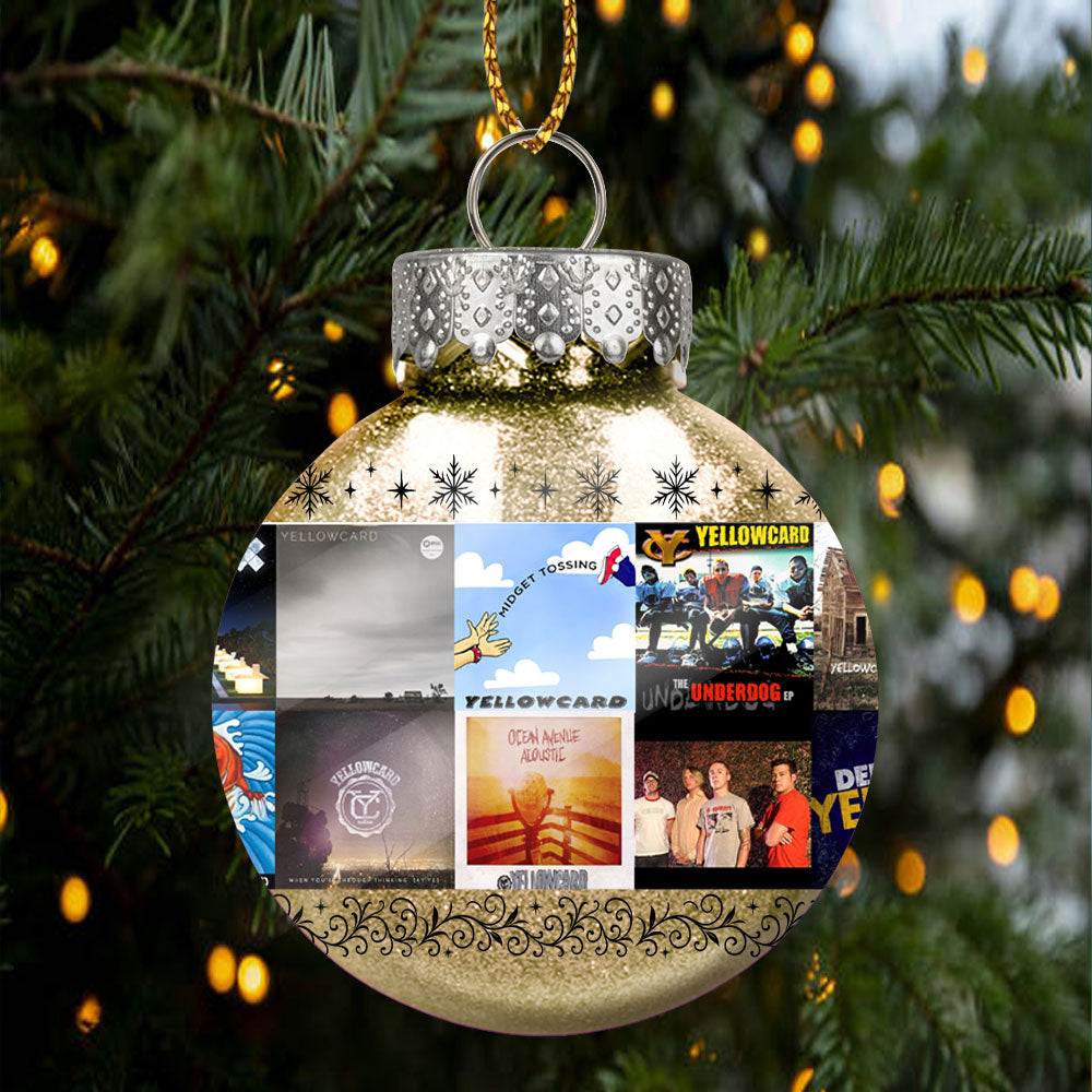 Yellowcard Ball Ornament – Pop-Punk Spirit for the Holidays