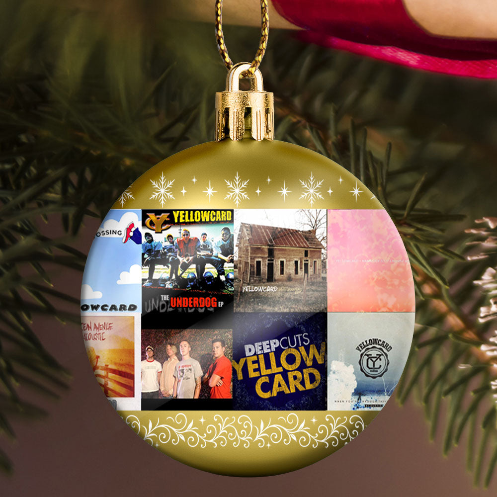 Yellowcard Ball Ornament – Pop-Punk Spirit for the Holidays