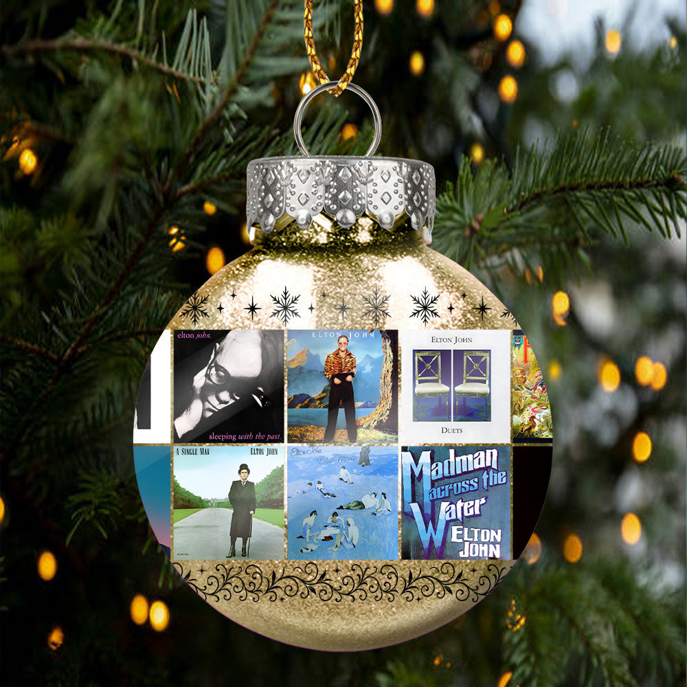 Elton John Ball Ornament – A Sparkling Tribute to Timeless Tunes