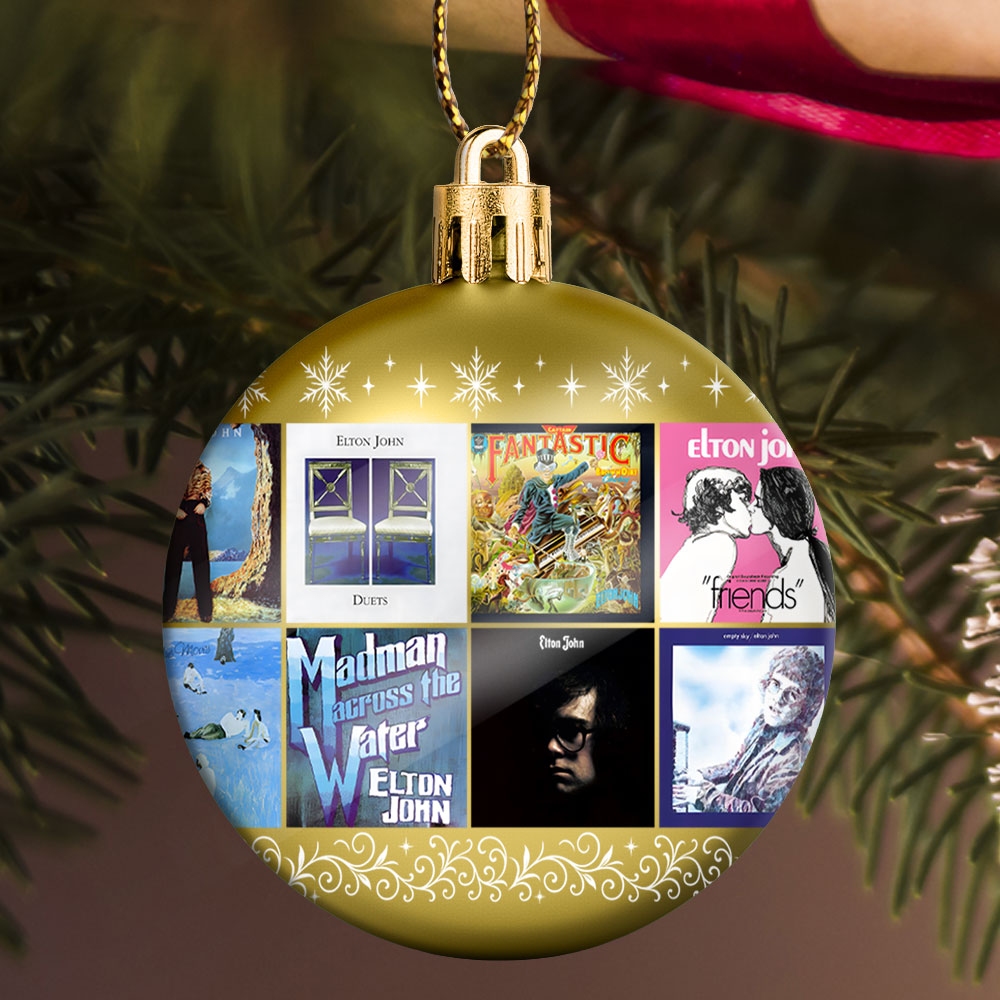 Elton John Ball Ornament – A Sparkling Tribute to Timeless Tunes