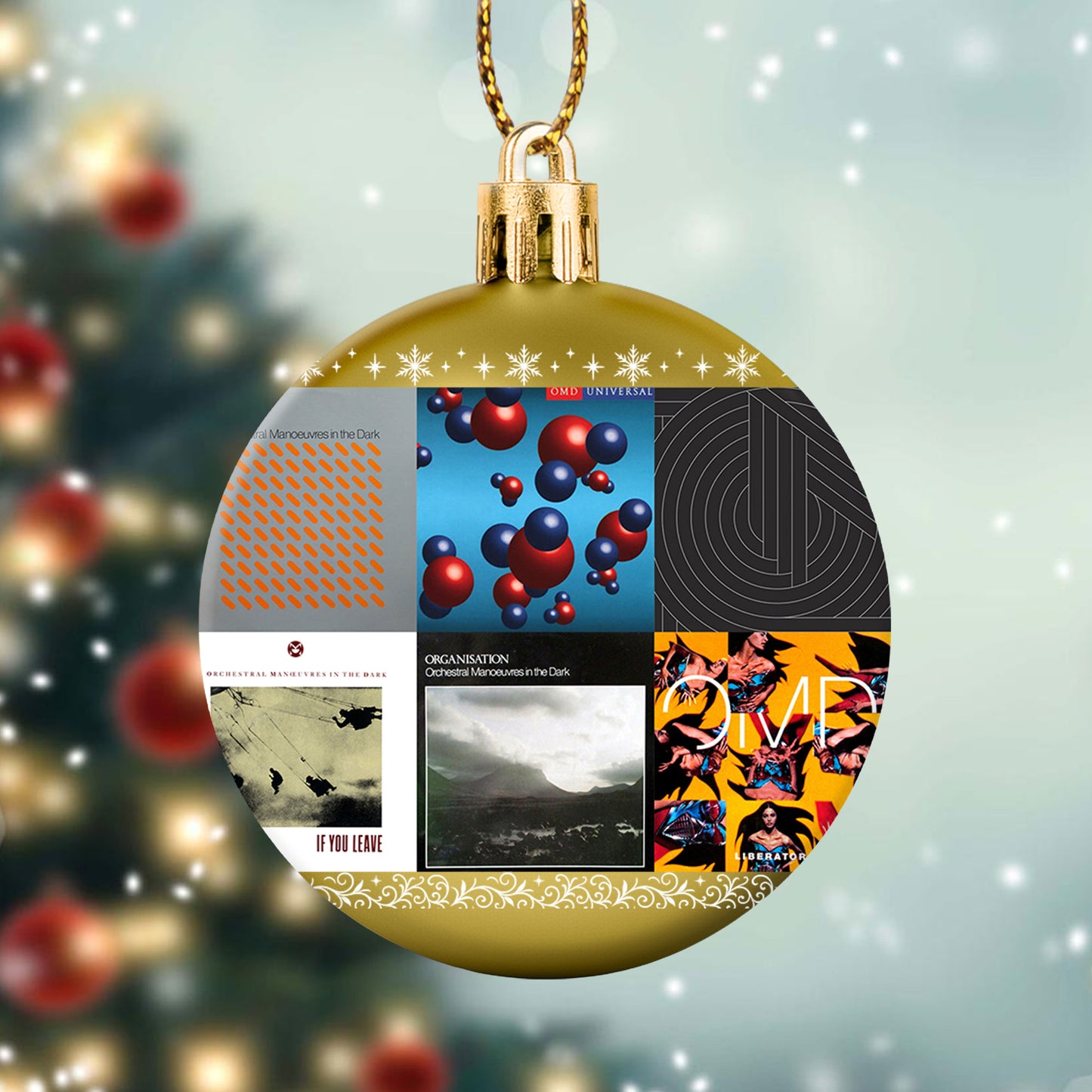 OMD Ball Ornament – A Perfect Christmas Gift for Synthpop Lovers