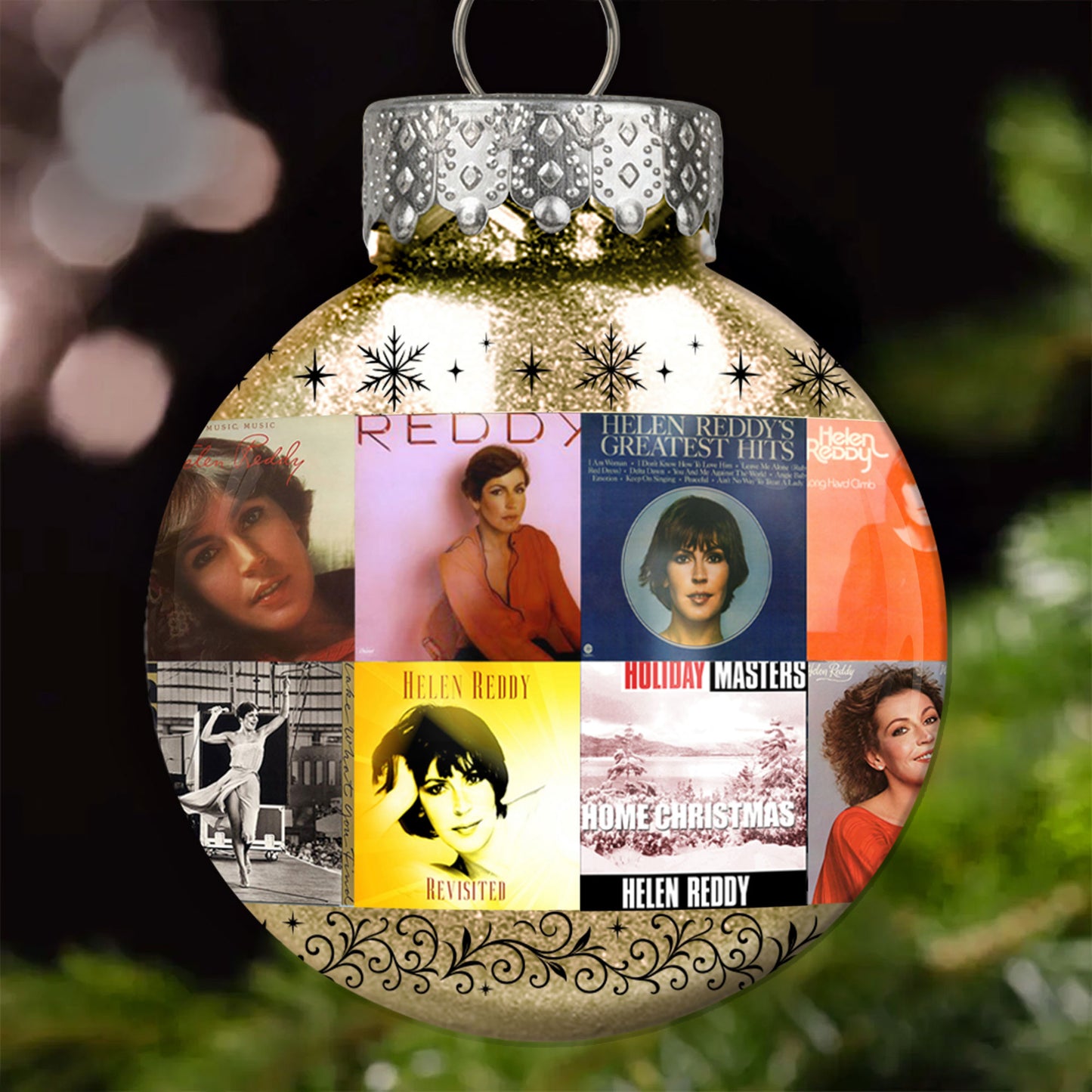 Helen Reddy Ball Ornament – A Touch of Classic Grace for the Holidays