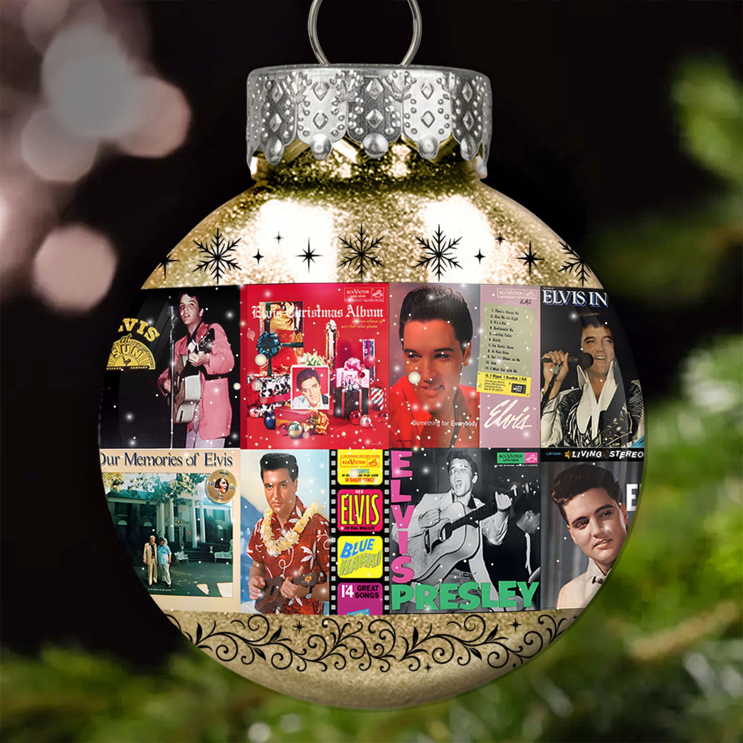 Elvis Presley Ball Ornament – A Rock ’n’ Roll Legend Wrapped in Holiday Spirit