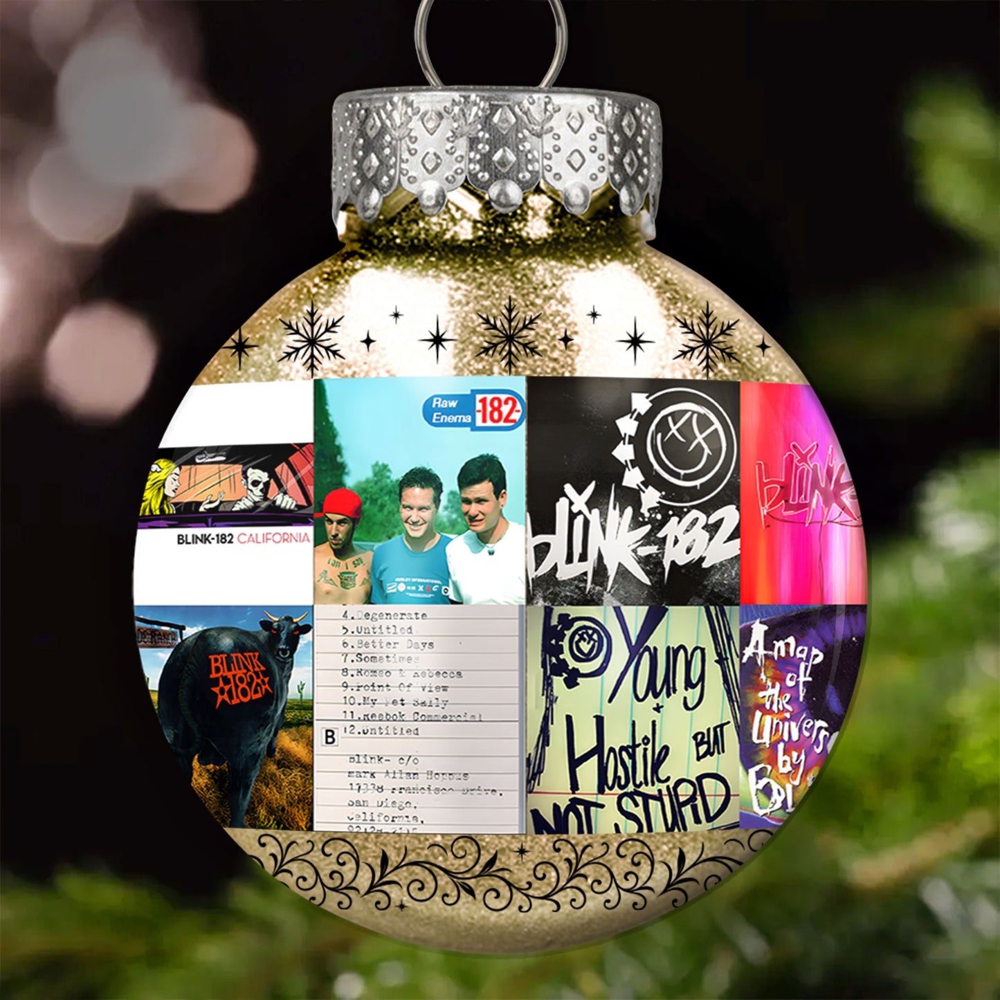 Blink-182 Ball Ornament – A Pop-Punk Holiday for the Young at Heart
