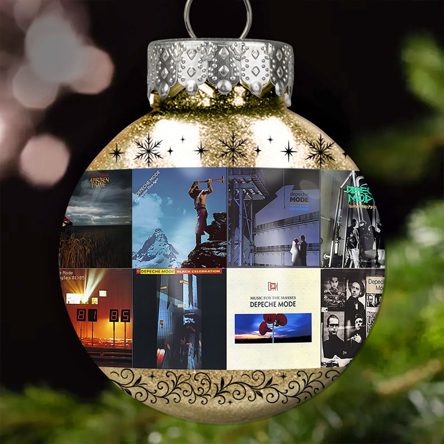 Nine Inch Nails Ball Ornament – A Darkly Beautiful Tribute to Industrial Artistry