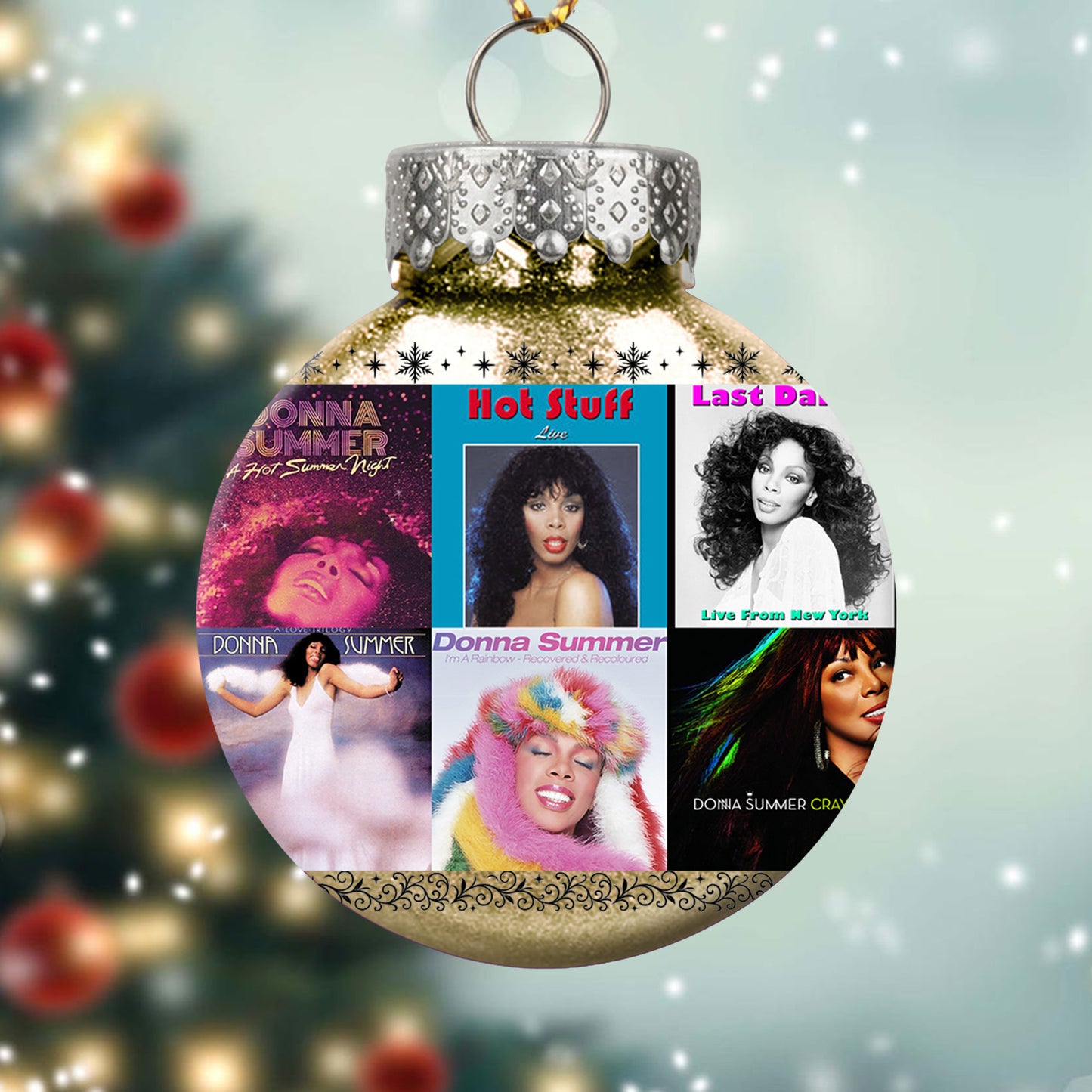 Donna Summer Ball Ornament – Disco Queen Magic for the Holidays