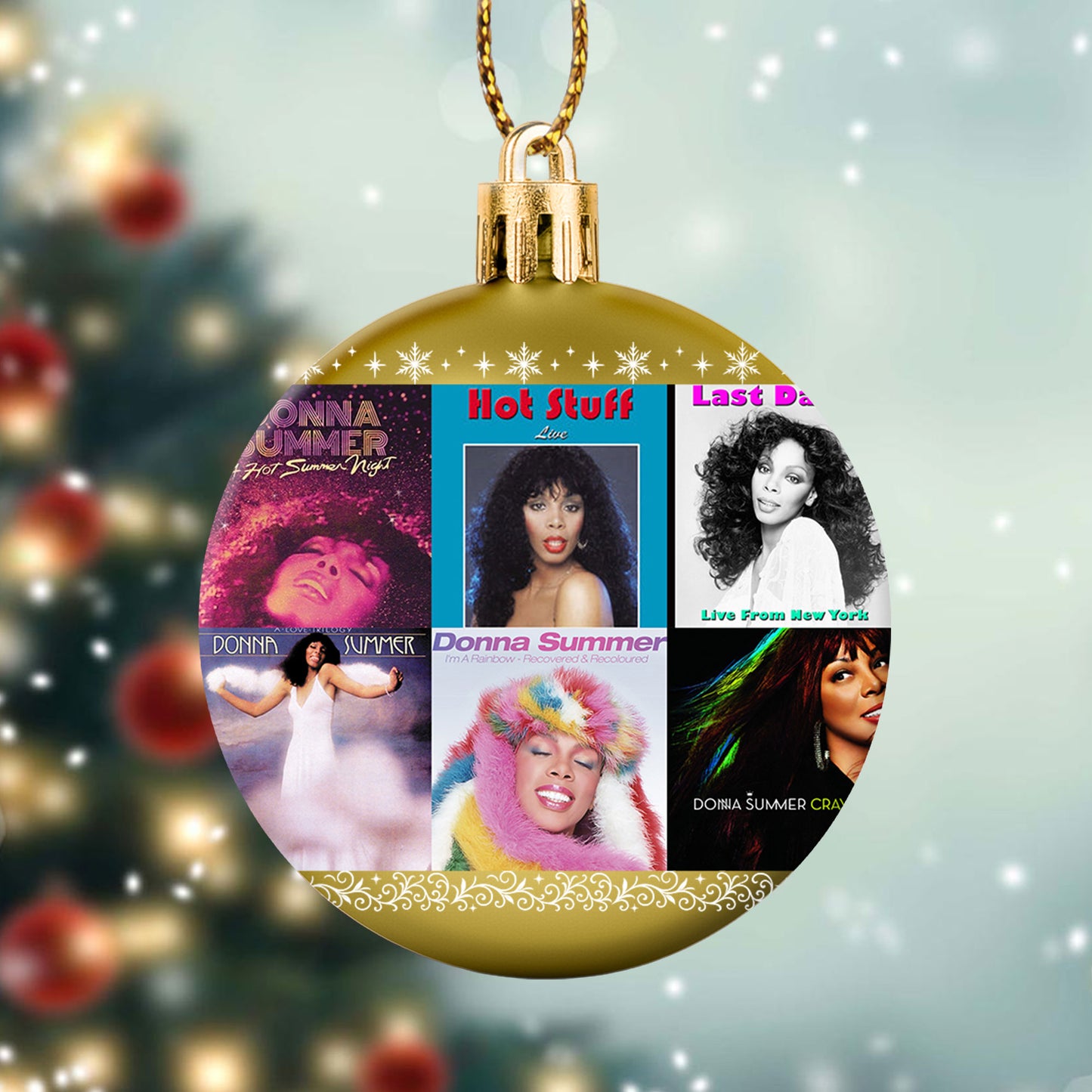 Donna Summer Ball Ornament – Disco Queen Magic for the Holidays