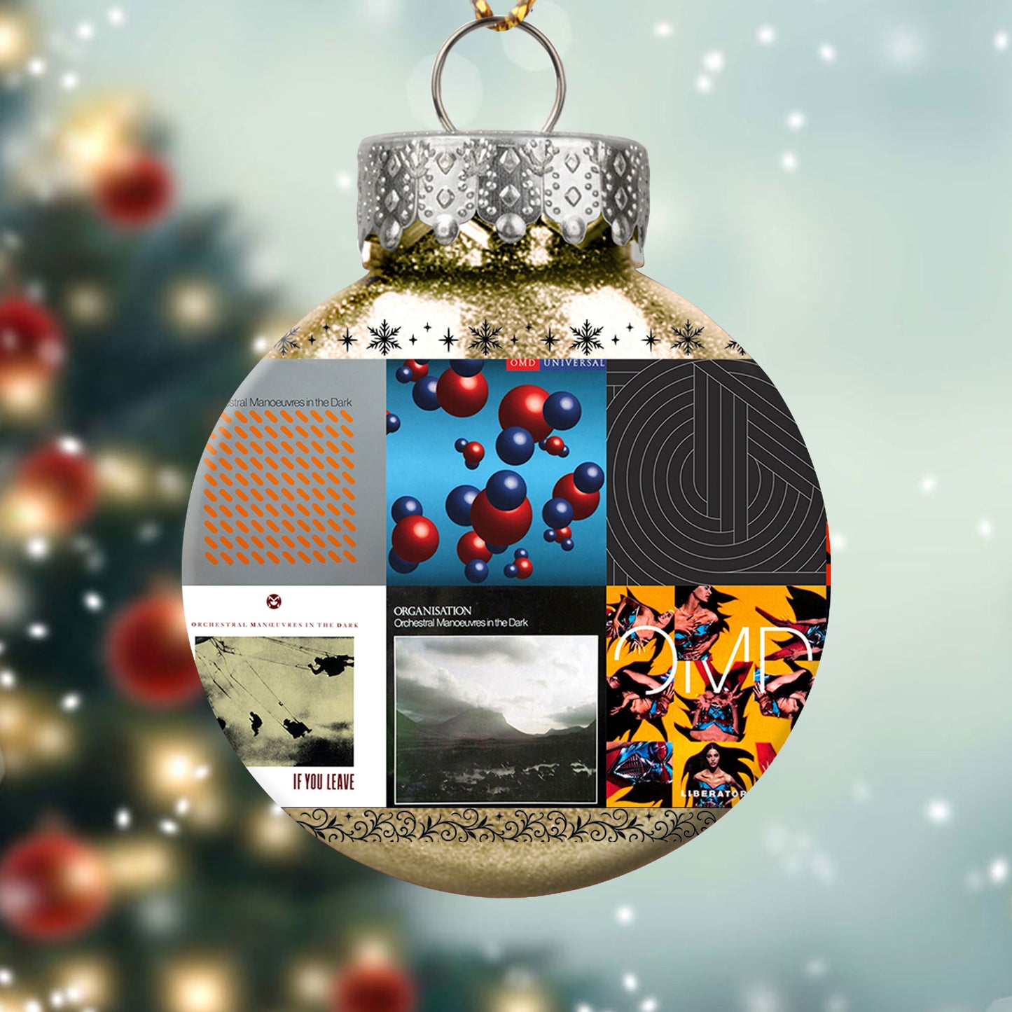 OMD Ball Ornament – A Perfect Christmas Gift for Synthpop Lovers