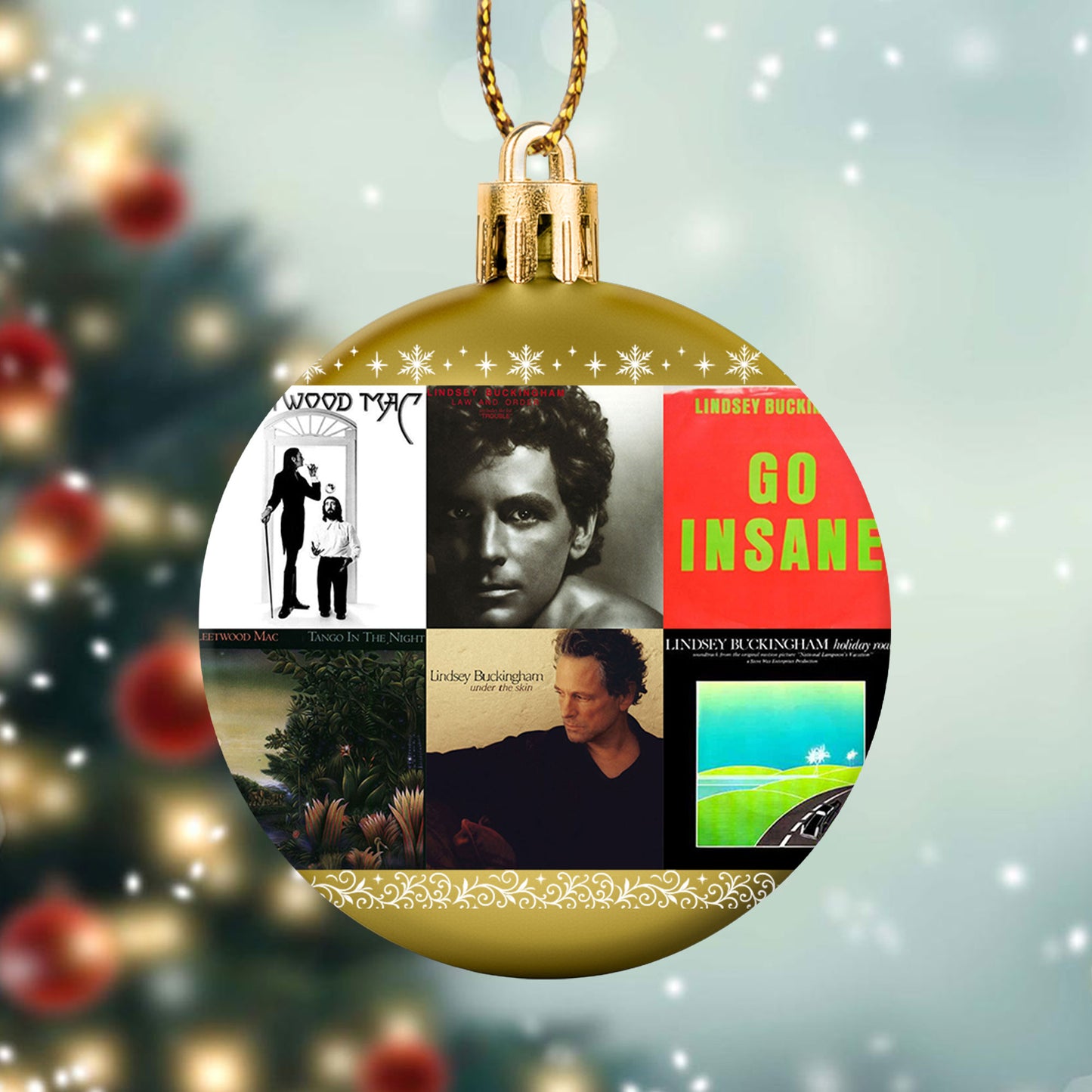 Lindsey Buckingham Ball Ornament – Timeless Melodic Craftsmanship