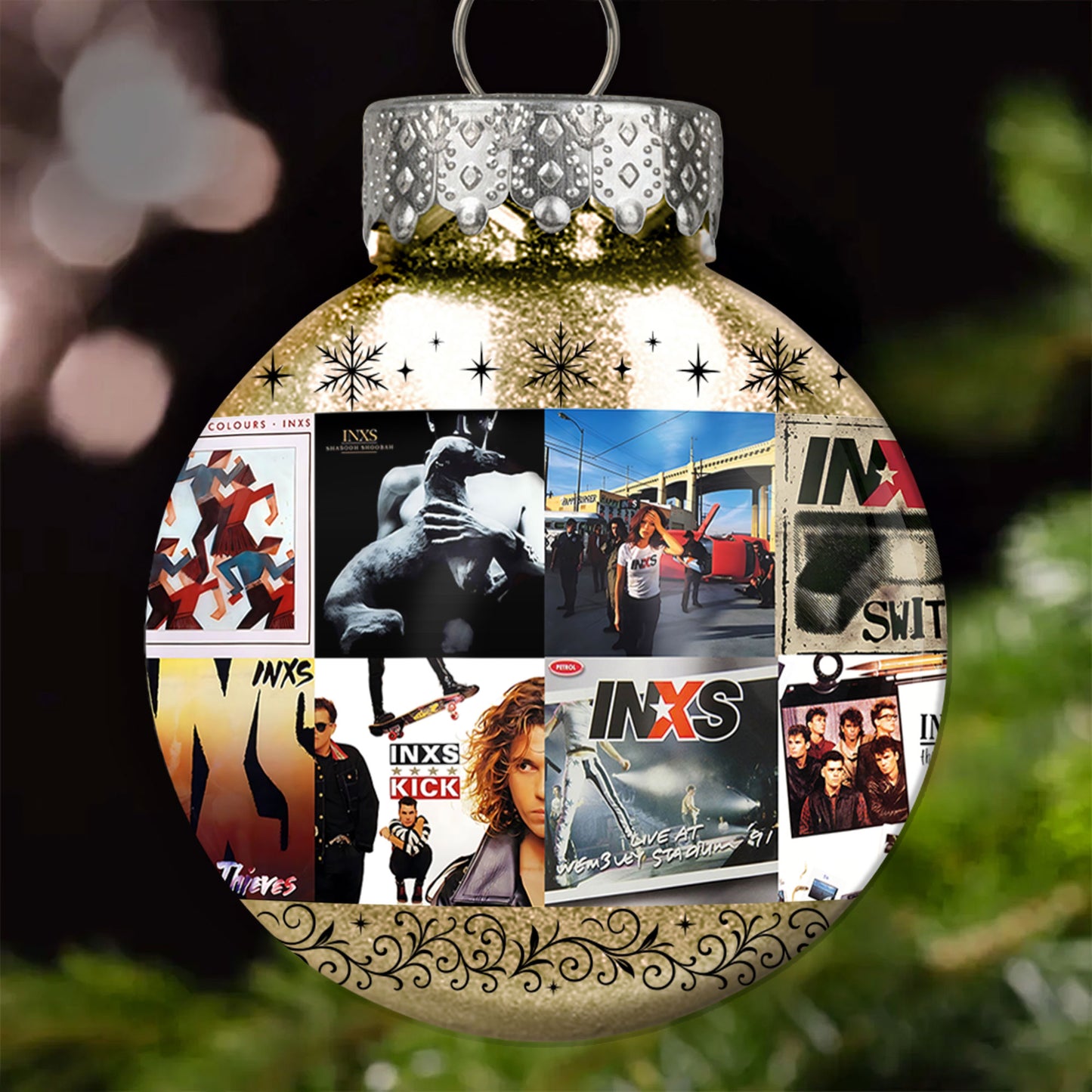 INXS Ball Ornament – Celebrate the Sound of Iconic Rock Energy