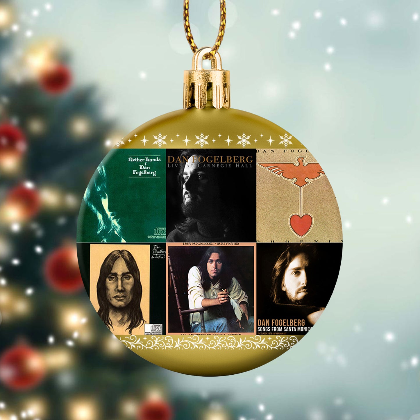 Dan Fogelberg Ball Ornament – Timeless Melodies for a Peaceful Christmas