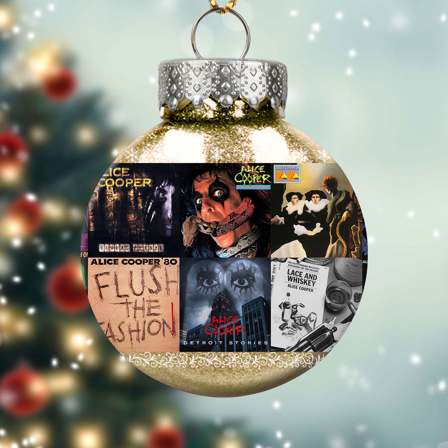 Alice Cooper Ball Ornament – Shock Rock Spirit for the Holidays