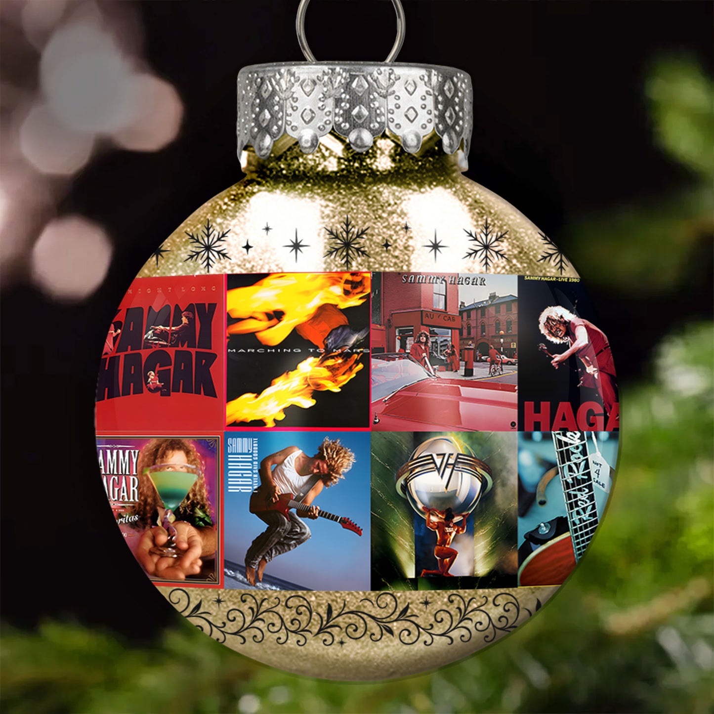 Sammy Hagar Ball Ornament – Rocking the Holidays with the Red Rocker Spirit