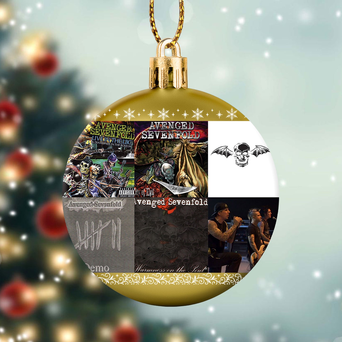 Avenged Sevenfold Ball Ornament – Metal Majesty for the Holidays