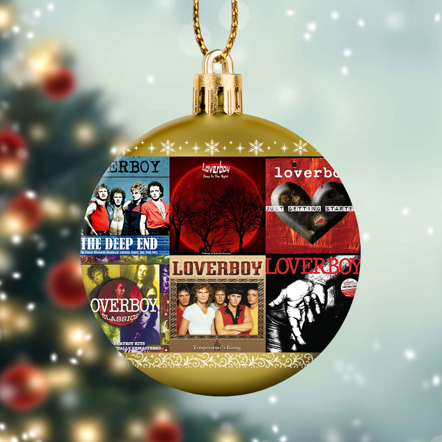 Loverboy Ball Ornament – Classic Rock Passion