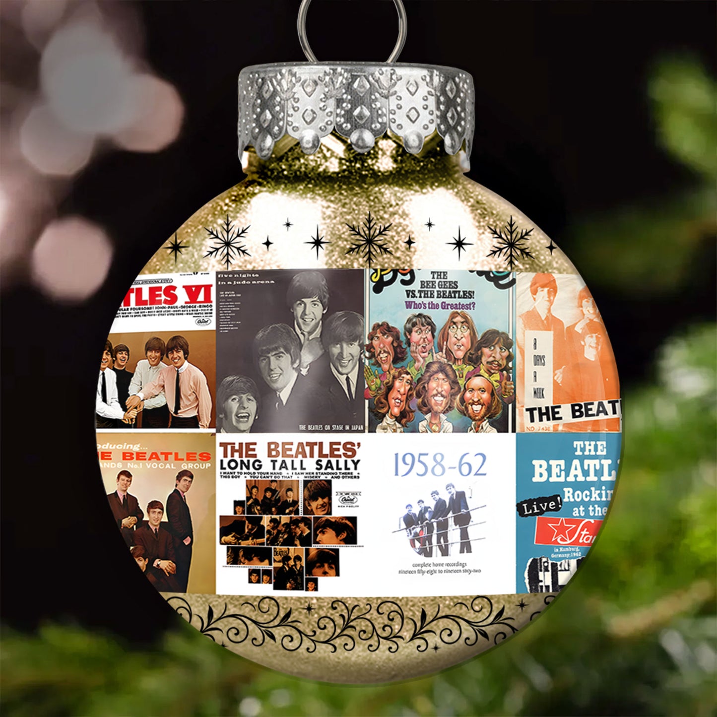The Beatles Ball Ornament – A Legendary Tribute to Timeless Music