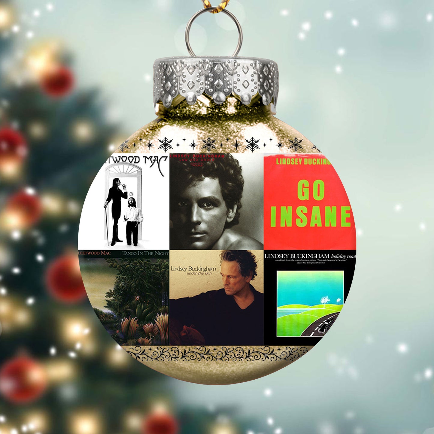 Lindsey Buckingham Ball Ornament – Timeless Melodic Craftsmanship
