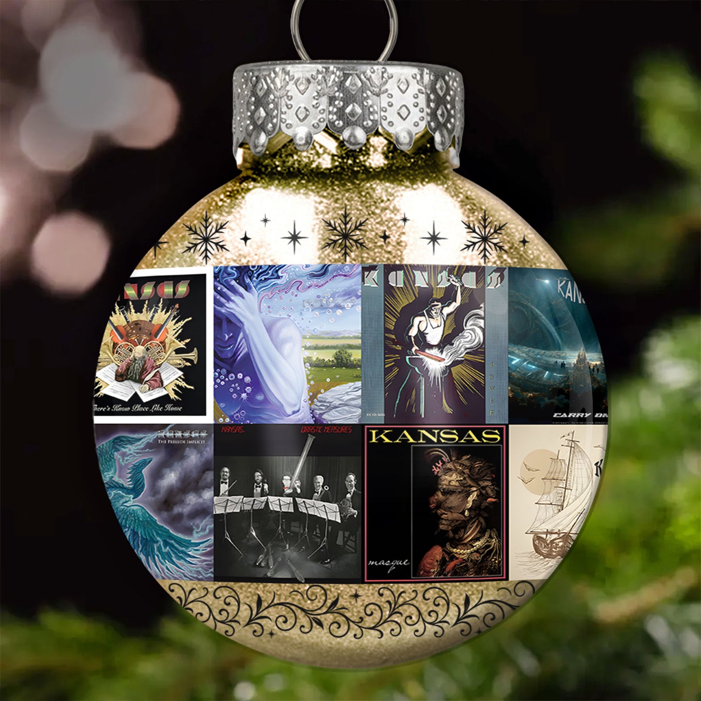 Kansas Ball Ornament – Carry On the Spirit of Classic Rock