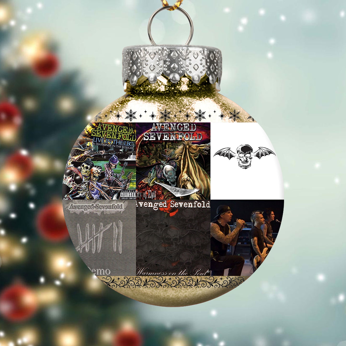 Avenged Sevenfold Ball Ornament – Metal Majesty for the Holidays
