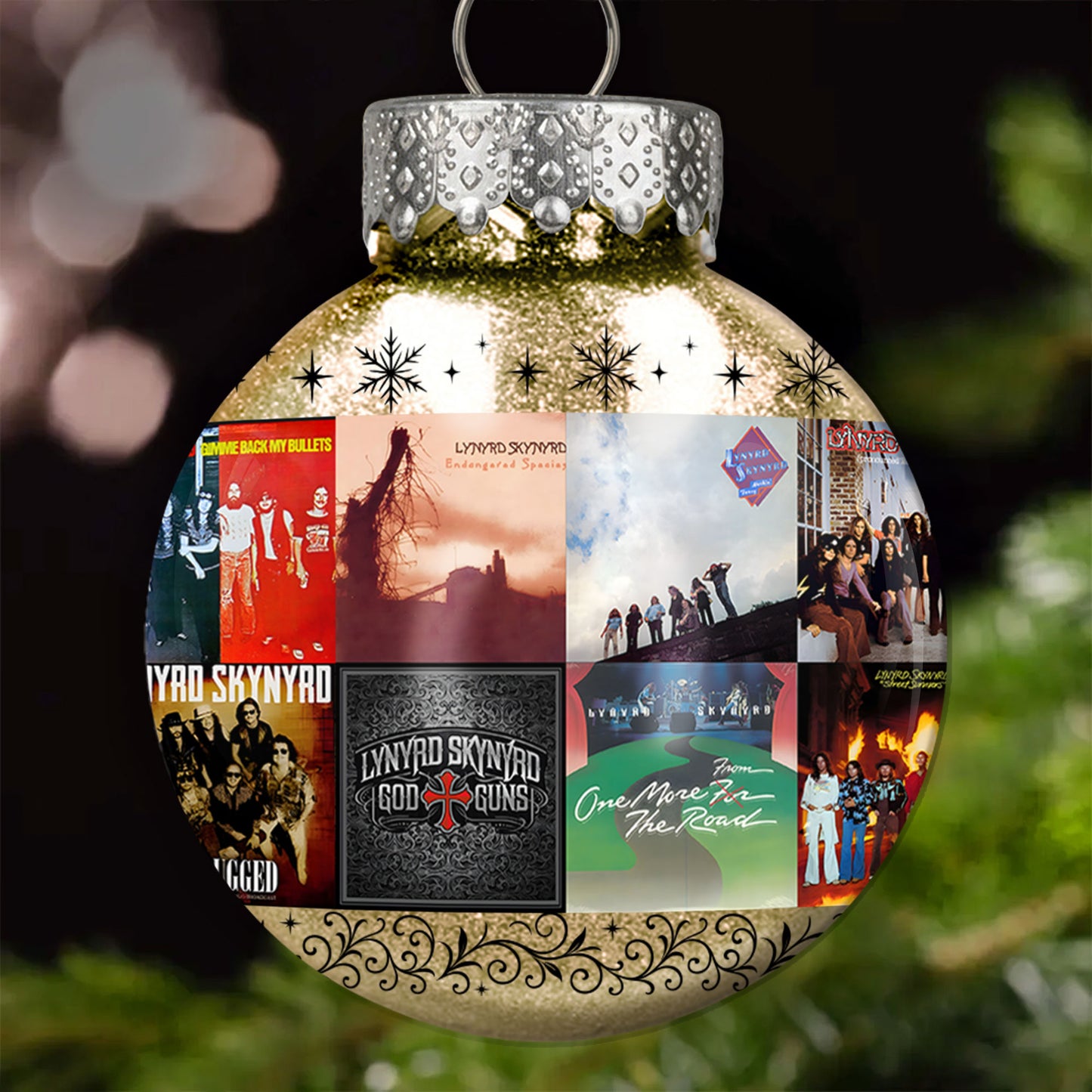 Lynyrd Skynyrd Ball Ornament – A Southern Rock Tribute for the Holiday Season