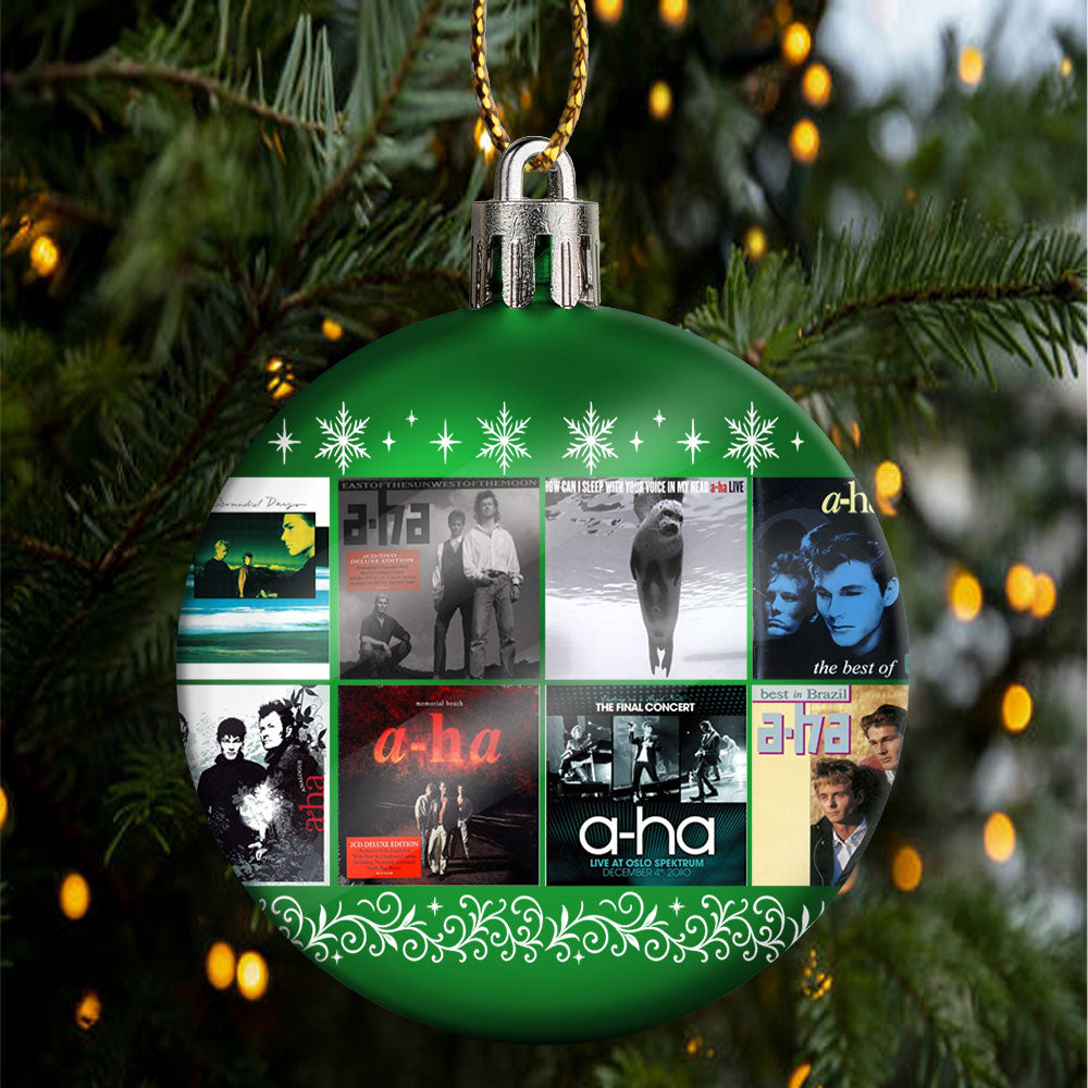 A-ha Ball Ornament – A Nostalgic Christmas Gift for Pop Lovers