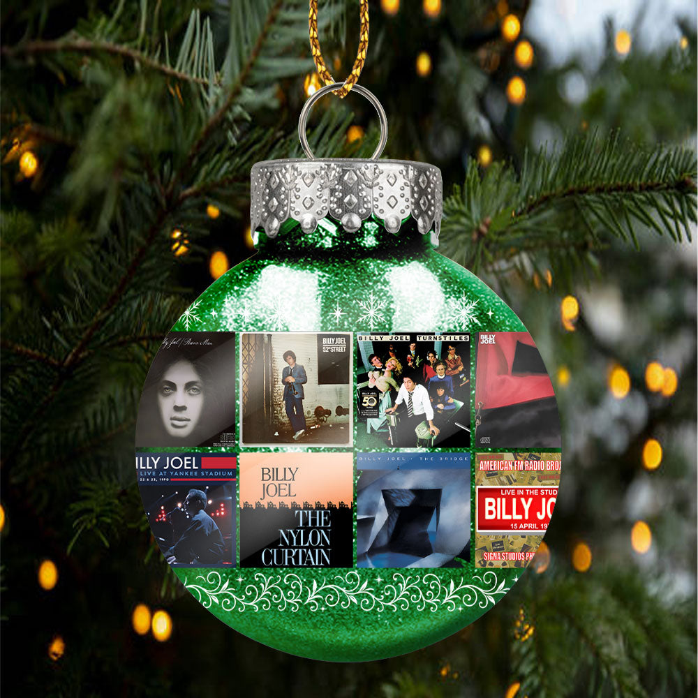 Billy Joel Ball Ornament – A Piano Man’s Holiday Melody in Every Shine