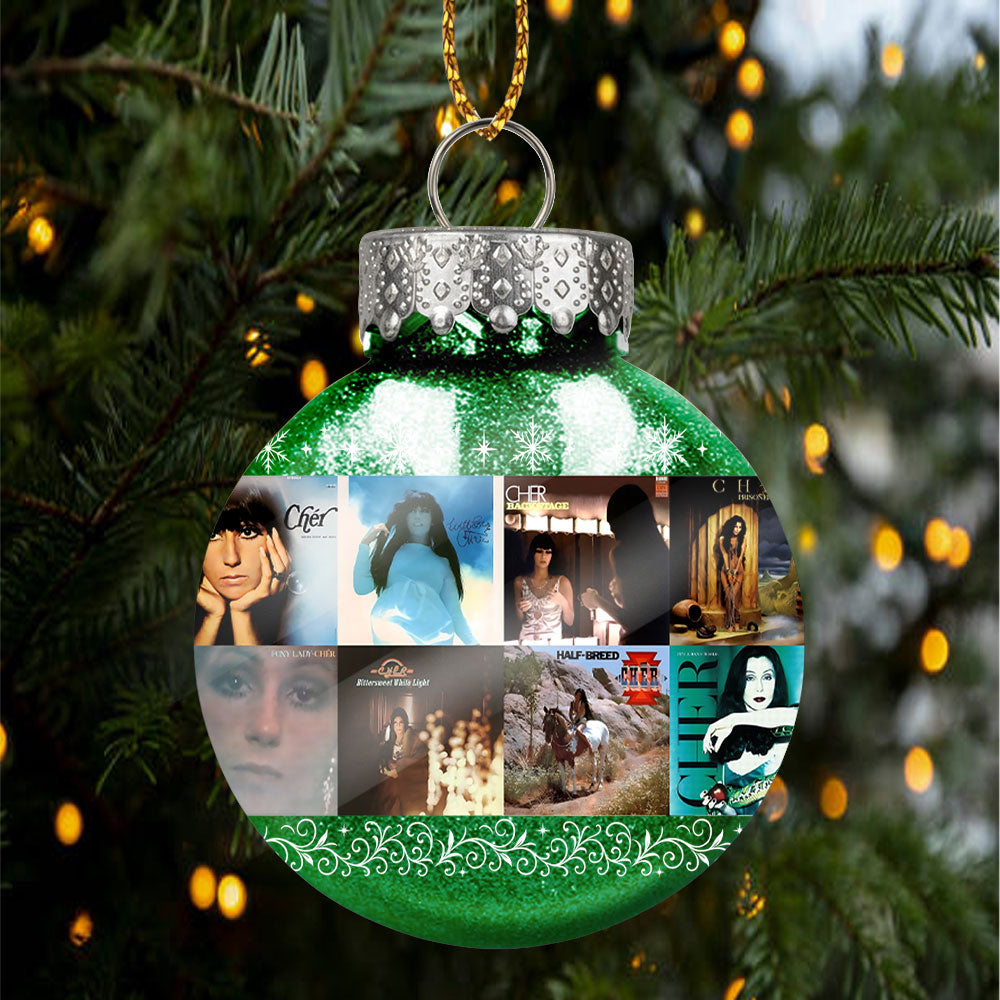 Cher Ball Ornament – A Dazzling Celebration of Glamour, Strength, and Timeless Hits