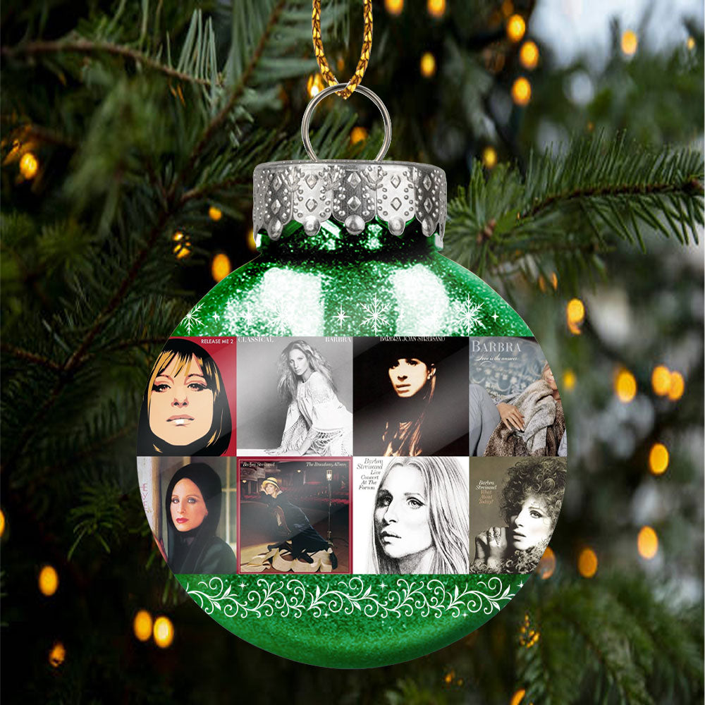 Barbra Streisand Ball Ornament – A Tribute to Timeless Elegance