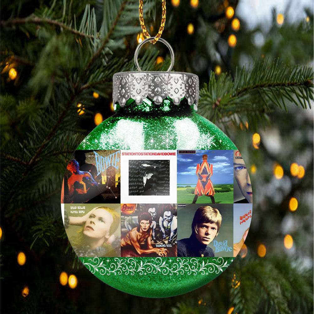 David Bowie Ball Ornament – A Stardust Celebration of Art, Sound, and Cosmic Style