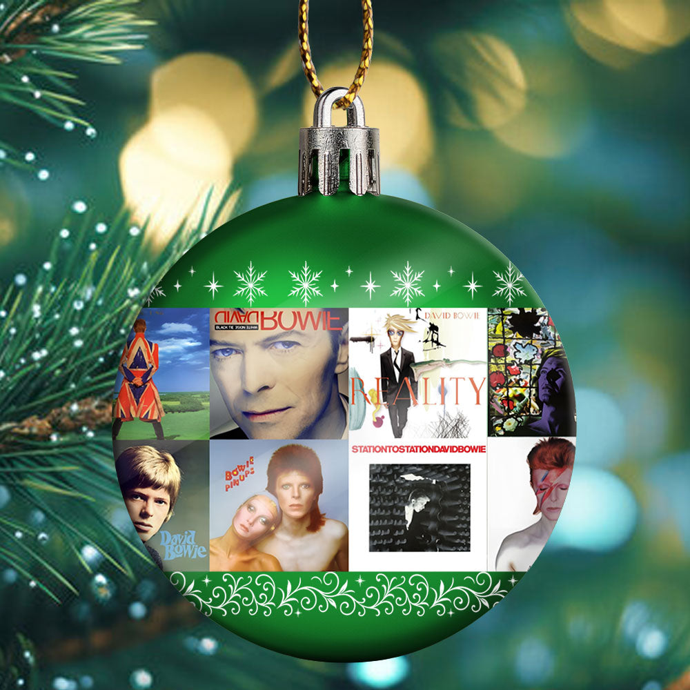 David Bowie Ball Ornament – A Stardust Celebration of Art, Sound, and Cosmic Style