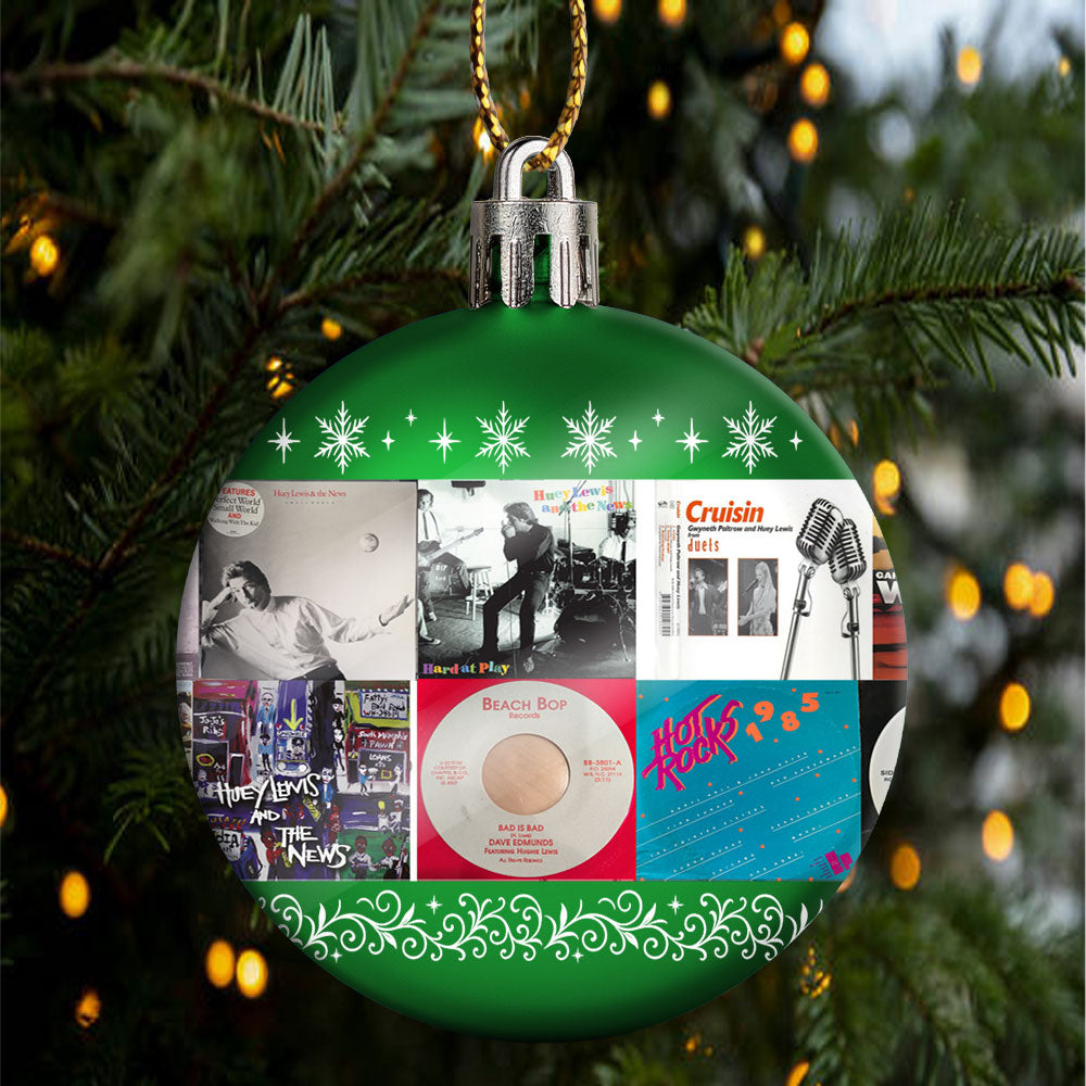 Huey Lewis & The News Ornament – The Heart of Rock ’n’ Roll Holiday