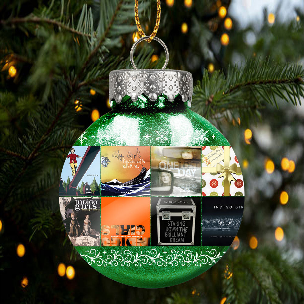 Indigo Girls Ornament – Folk Harmony in Holiday Glow