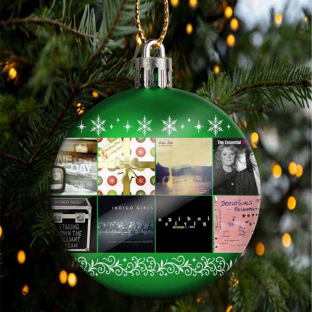 Indigo Girls Ornament – Folk Harmony in Holiday Glow