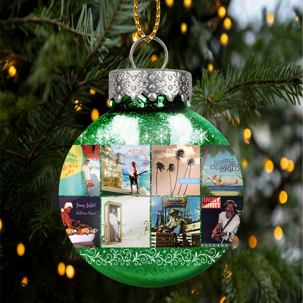 Jimmy Buffett Ball Ornament – A Tropical Holiday Tribute
