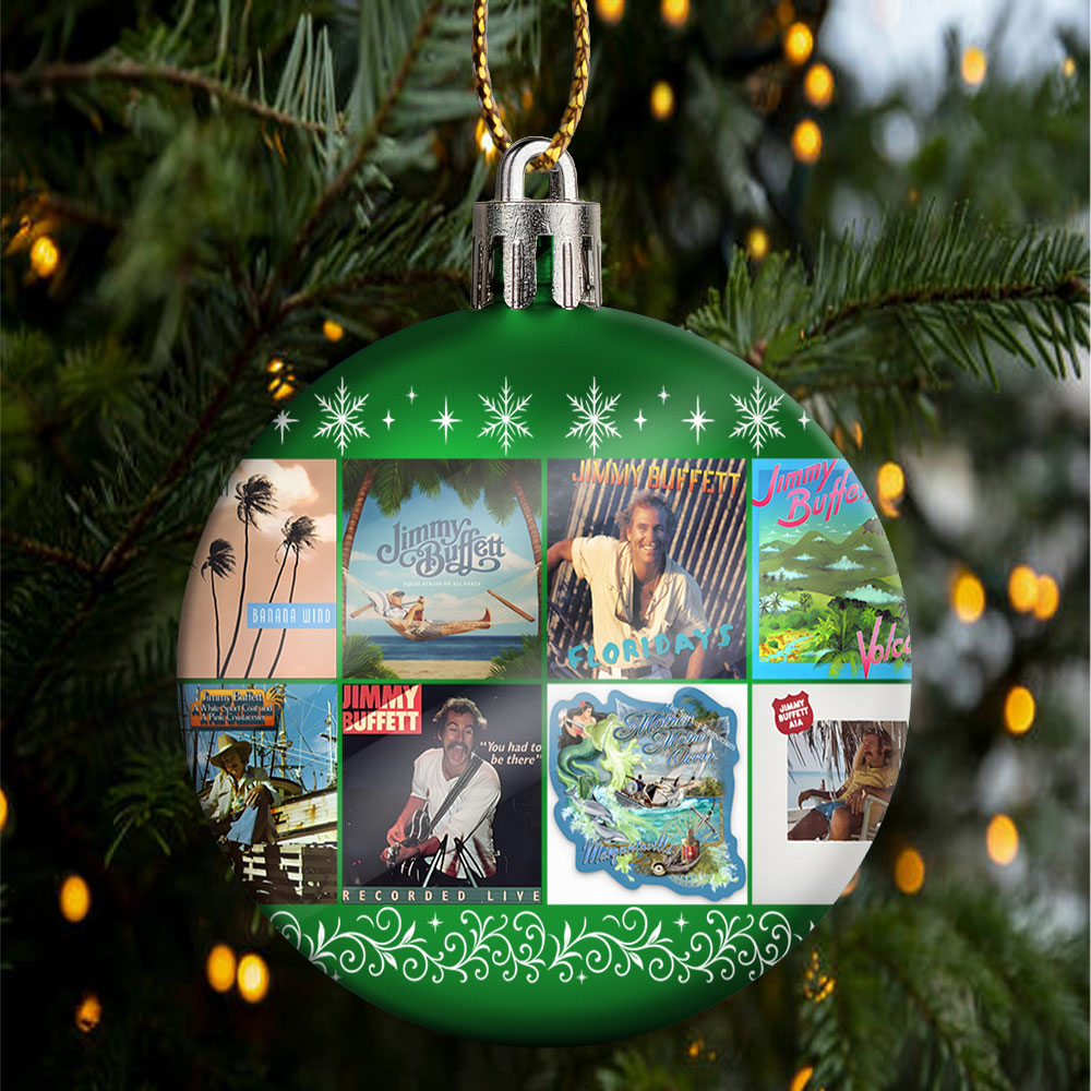 Jimmy Buffett Ball Ornament – A Tropical Holiday Tribute