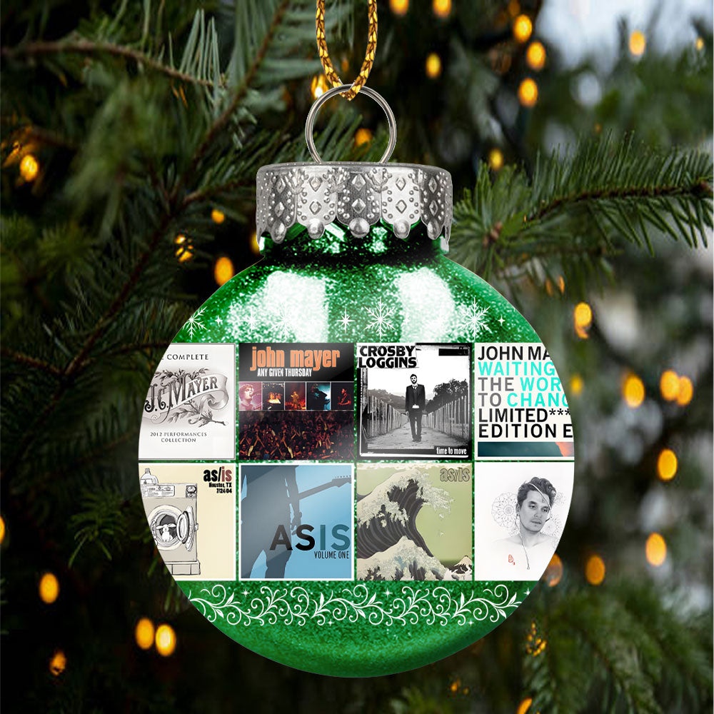 John Mayer Ball Ornament – A Touch of Soulful Elegance for Your Tree