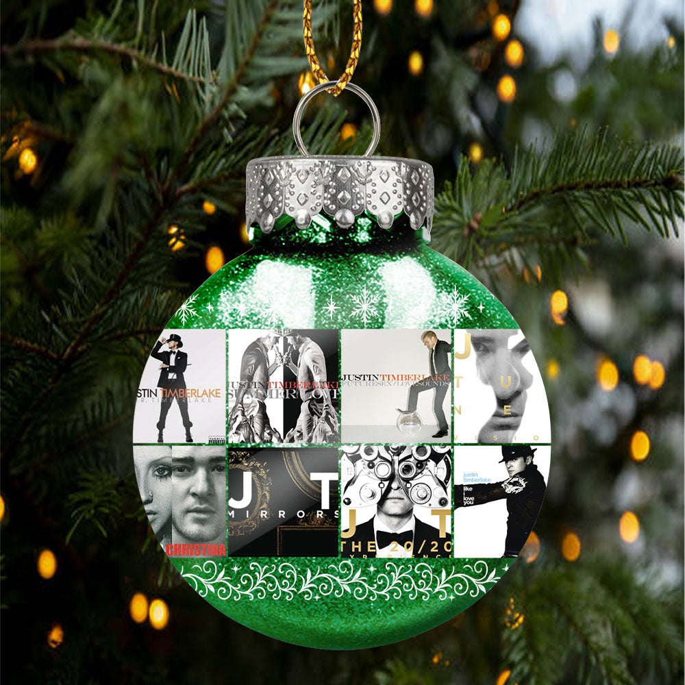 Justin Timberlake Ornament – A Sleek Touch of Pop Perfection